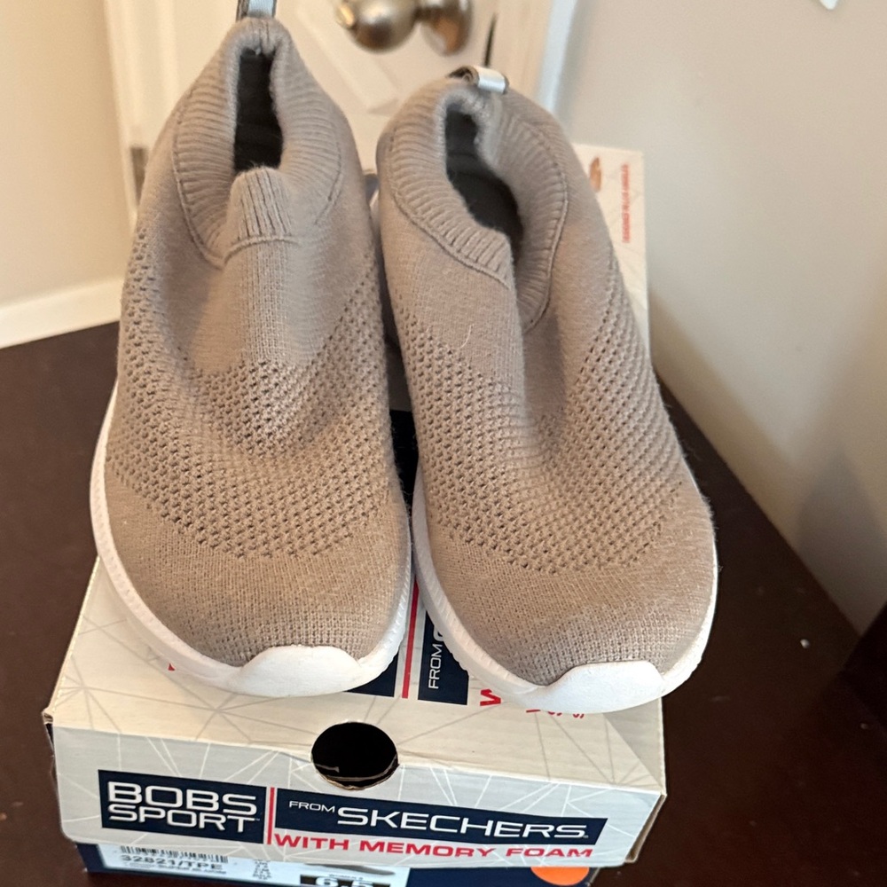 Skechers BOBS Sport Beige Slip-On Shoes